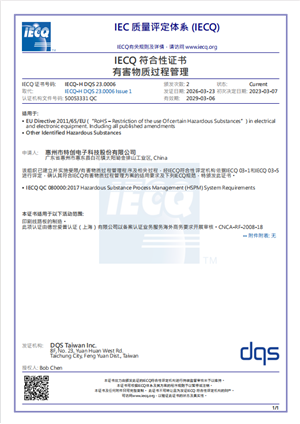 IECQ 080000:2017