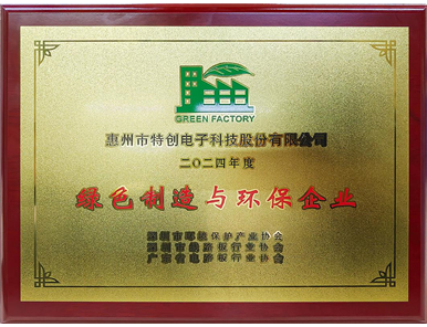 Green Manufacturing & Environmental‑Friendly Enterprise in 2024